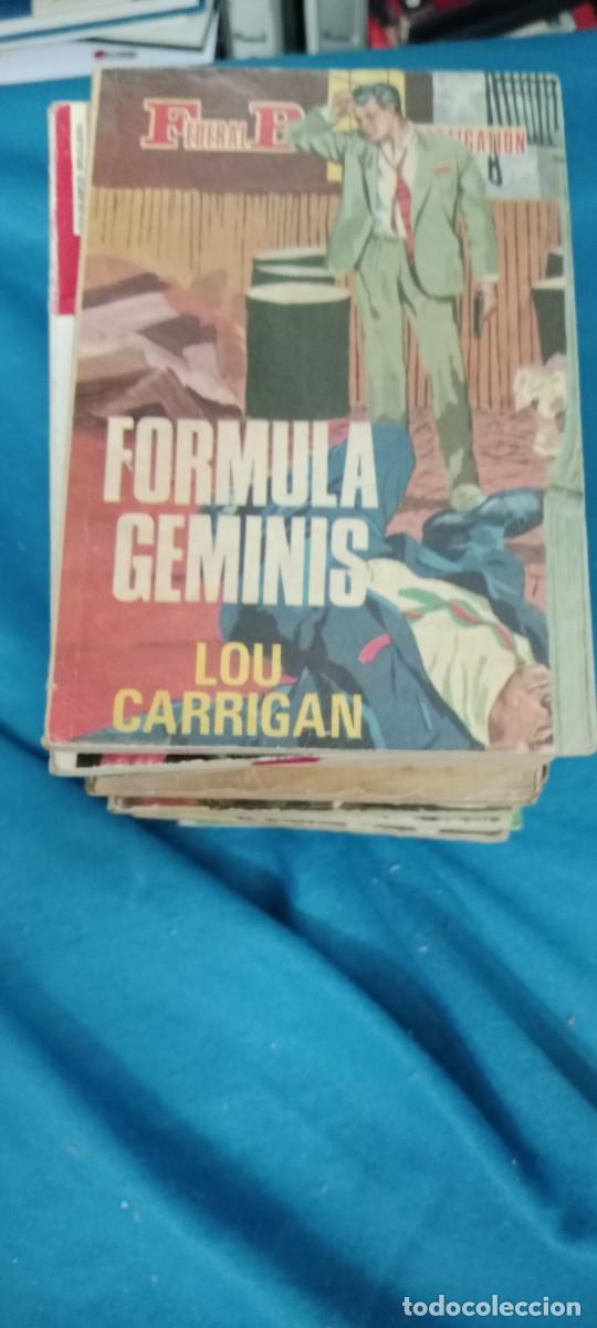 Libros de segunda mano: F&Oacute;RMULA G&Eacute;MINIS / LOU CARRIGAN / FBI N 248 / PRODUCCIONES EDITORIALES 1978 LIBRO E-ARY