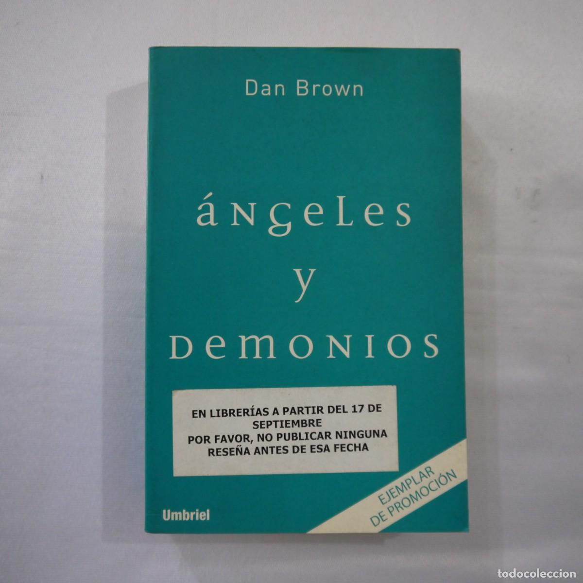Libros de segunda mano: &Aacute;NGELES Y DEMONIOS - DAN BROWN - UMBRIEL - 2004 - EJEMPLAR DE PROMOCI&Oacute;N