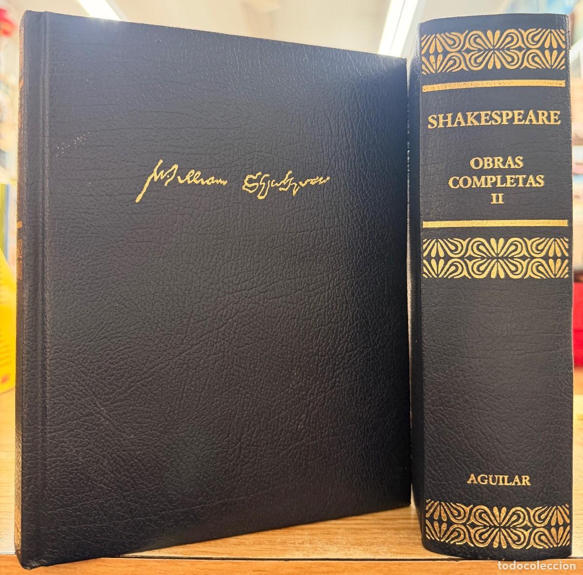Libros de segunda mano: WILLIAM SHAKESPEARE, OBRAS COMPLETAS (2 TOMOS). A-AGUI-1225