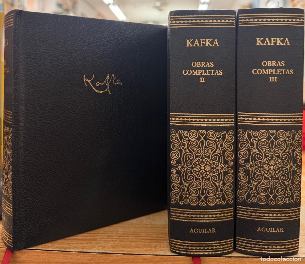 Libros de segunda mano: FRANZ KAFKA, OBVRAS COMPLETAS (3 TOMOS). A-AGUI-1227
