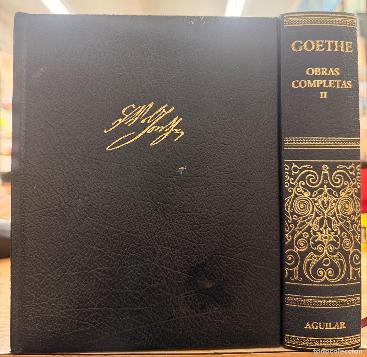 Libri di seconda mano: JOHANN W. GOETHE, OBRAS COMPLETAS (2 TOMOS). A-AGUI-1236