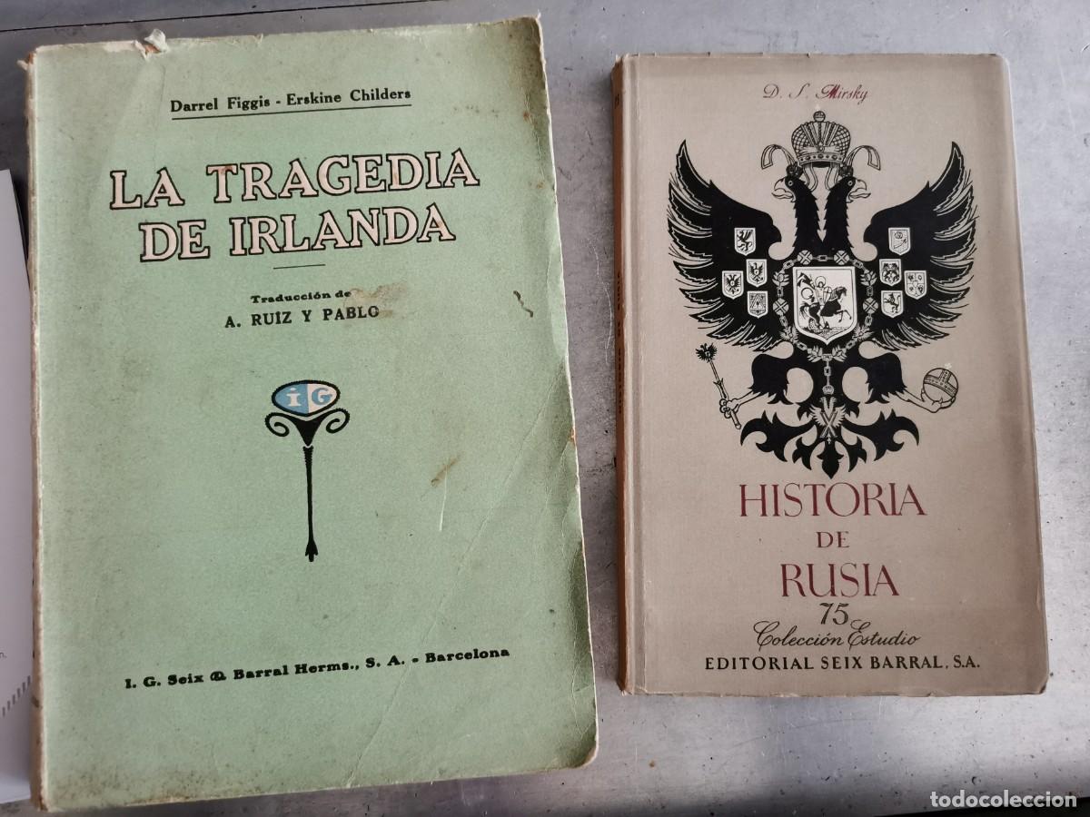 Libros de segunda mano: Dos t&iacute;tulos de Historia Contempor&aacute;nea. (Ver). Seix Barral. 1921/1949