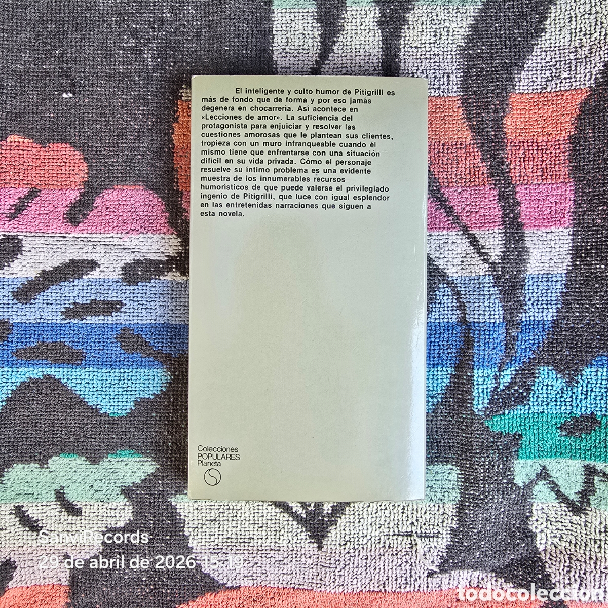 Libros de segunda mano: LECCIONES DE AMOR (PITIGRILLI) (PLANETA) - Foto 2