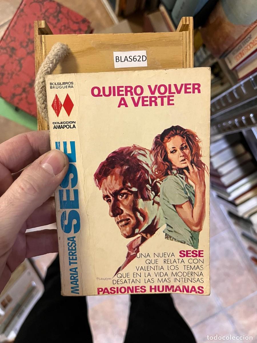 Libros de segunda mano: BLAS62D QUIERO VOLVER A VERTE - LIBRO DOS ROMBOS