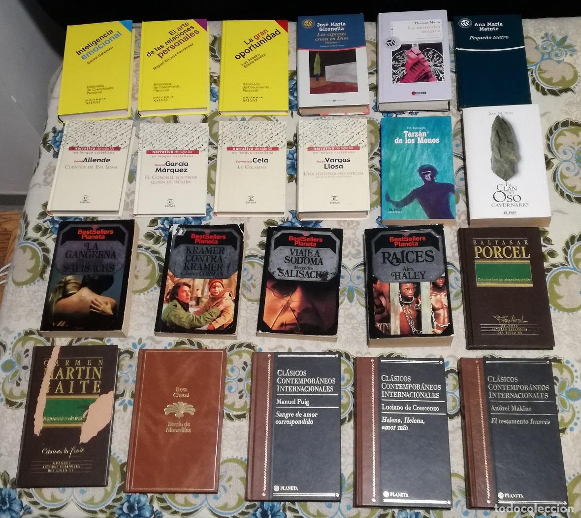 Libros de segunda mano: Lote de 22 libros variados (Lote 76)