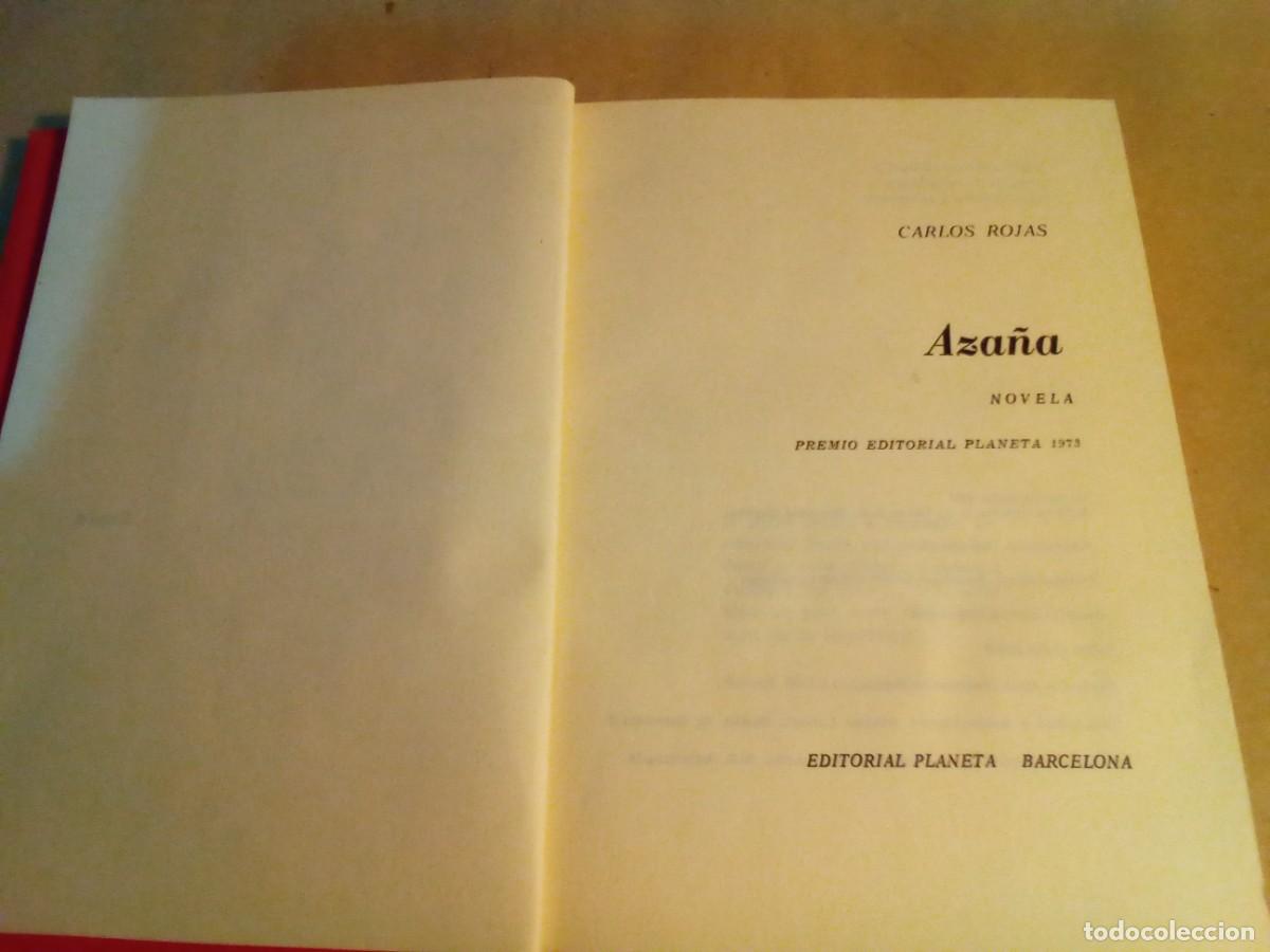 Libros de segunda mano: AZA&Ntilde;A DE CARLOS ROJAS - Foto 2