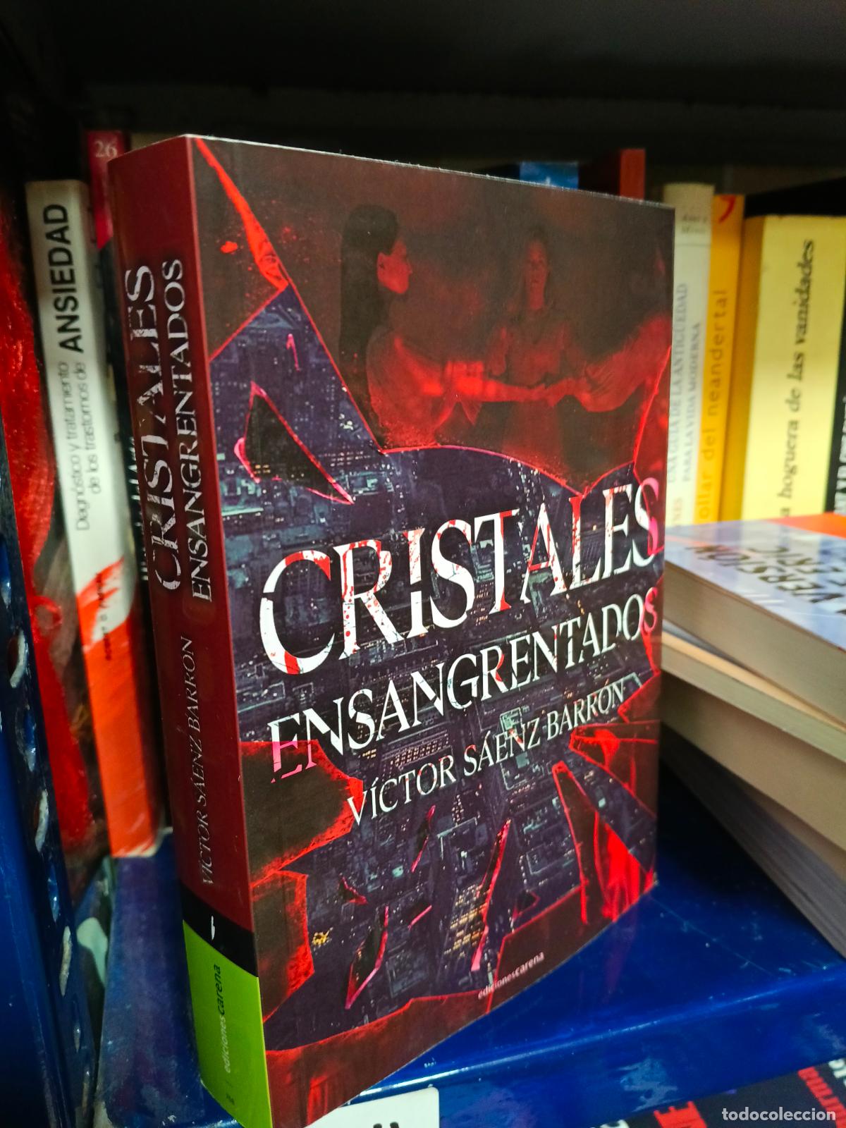 Libros de segunda mano: CRISTALES ENSANGRENTADOS - SAENZ BARRON, VICTOR