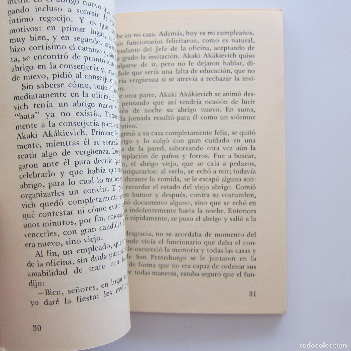 Libros de segunda mano: EL ABRIGO - GOGOL (ZERO) CUENTO - Foto 5