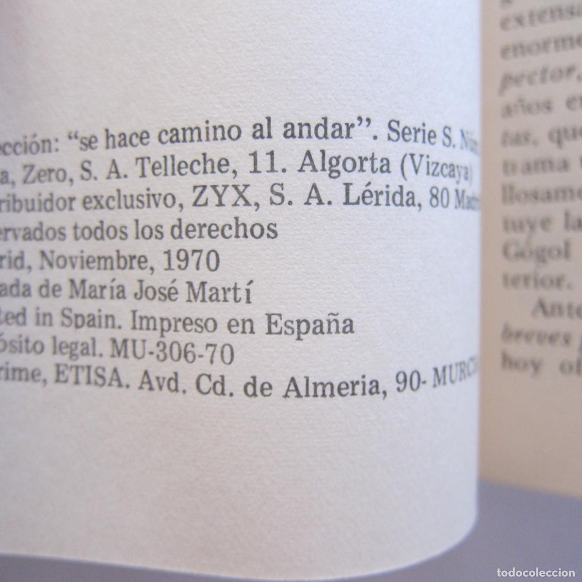 Libros de segunda mano: EL ABRIGO - GOGOL (ZERO) CUENTO - Foto 6