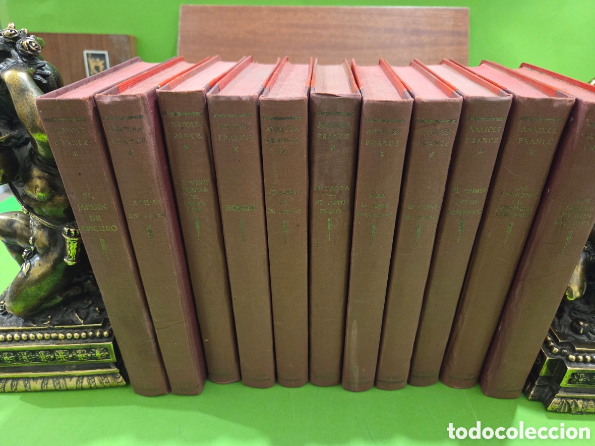 Libros de segunda mano: LOTE DE 11 ANTIGUAS OBRAS DE &rdquo;&rdquo;ANATOLE FRANCE&rdquo;&rdquo;...TRADUCCION DE LUIS RUIZ CONTRERAS...A&Ntilde;OS 40..