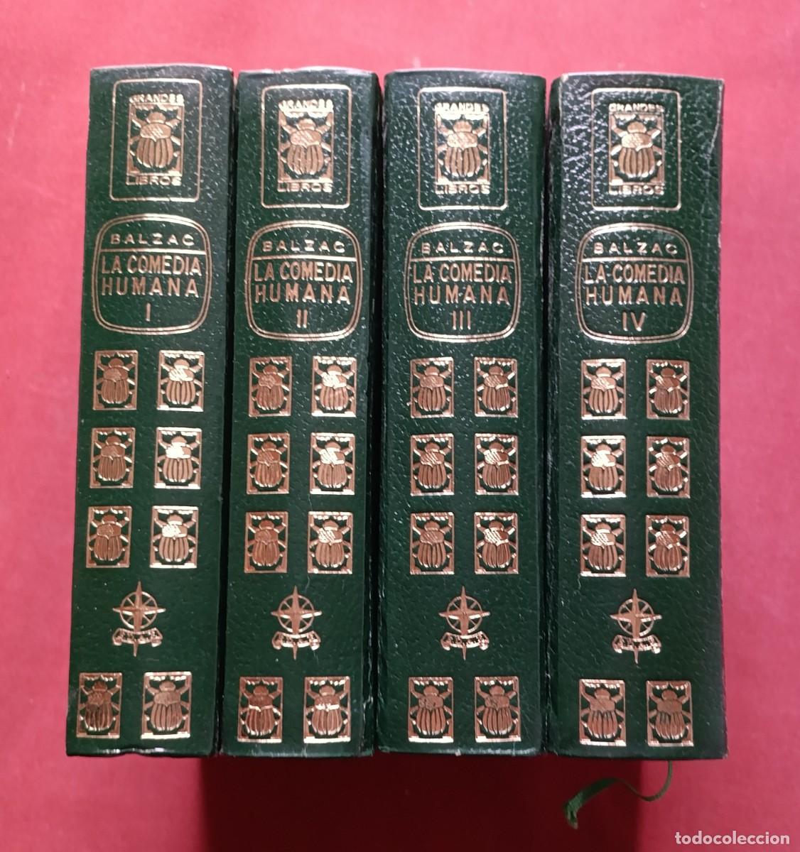 Libros de segunda mano: LA COMEDIA HUMANA - BALZAC - COMPLETA 4 VOLUMENES