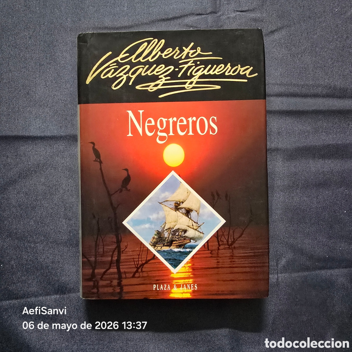 Libros de segunda mano: NEGREROS (ALBERTO V&Aacute;ZQUEZ-FIGUEROA) (PLAZA & JANES)
