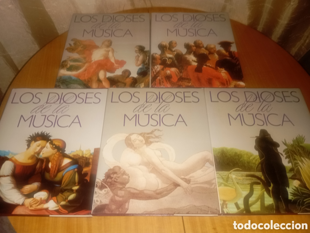 Libros de segunda mano: Los dioses de la m&uacute;sica 5 tomos