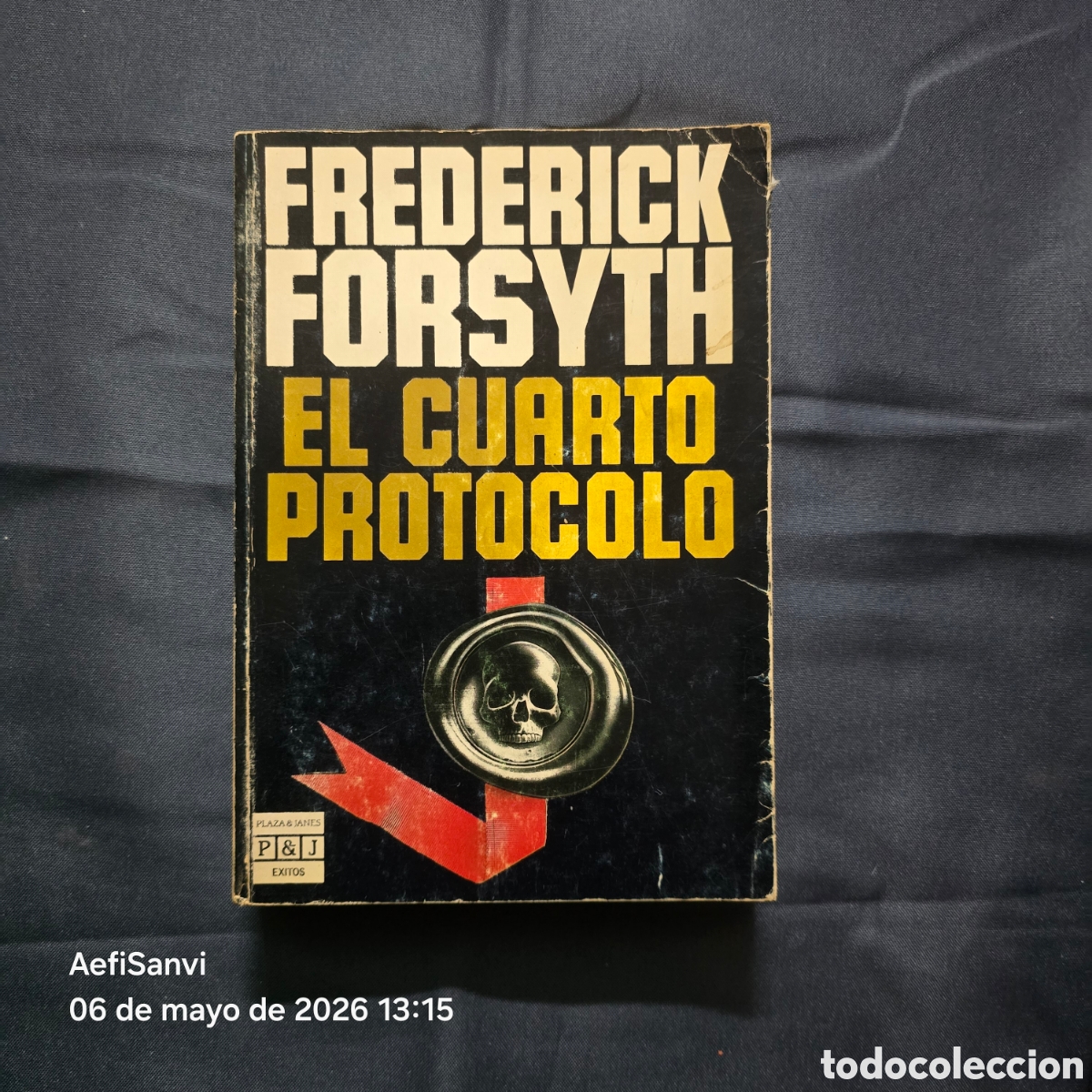 Libros de segunda mano: EL CUARTO PROTOCOLO (FREDERICK FORSYTH) (PLAZA & JANES)