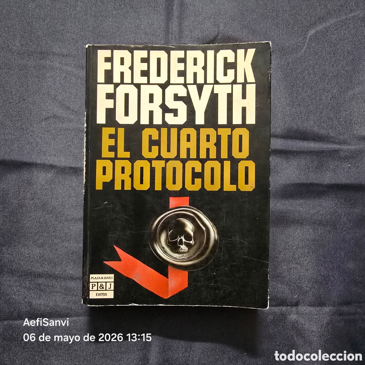 Libros de segunda mano: EL CUARTO PROTOCOLO (FREDERICK FORSYTH) (PLAZA & JANES)
