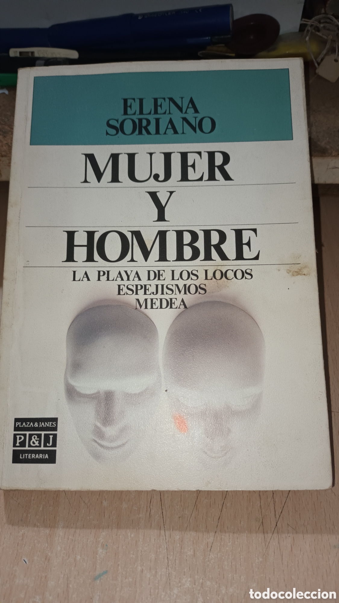 Libros de segunda mano: Mujer y hombre, la playa de los locos, espejismos, Medea. Elena Soriano