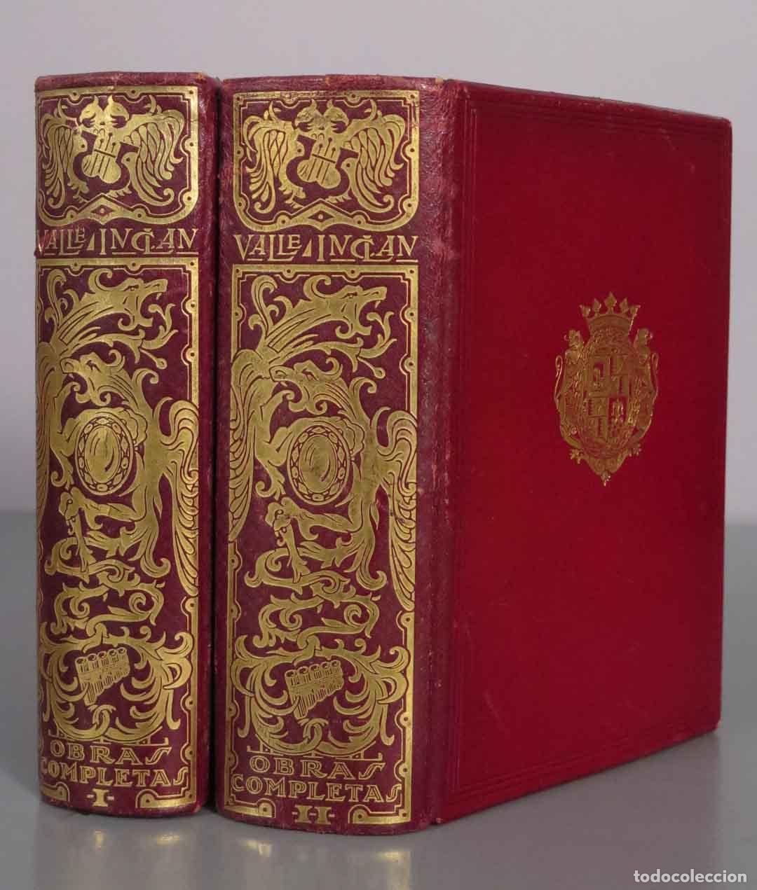 Libros de segunda mano: Obras Completas - Ram&oacute;n Mar&iacute;a del Valle-Incl&aacute;n - Editorial Rivadeneyra. 1944. 2 TOMOS