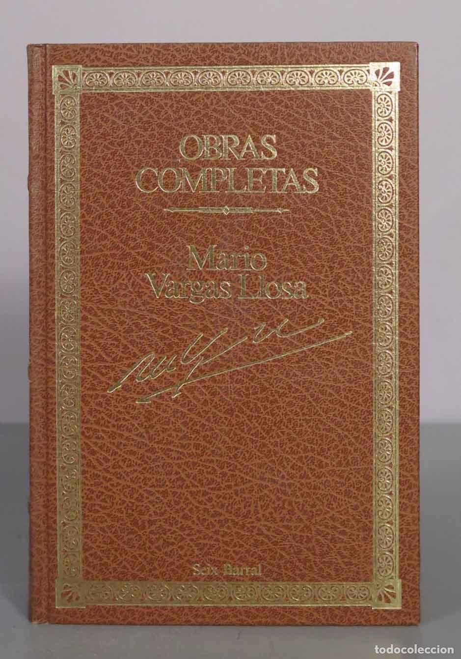 Libros de segunda mano: Obras Completas - Mario Vargas Llosa - I. NARRATIVA COMPLETA Seix Barral