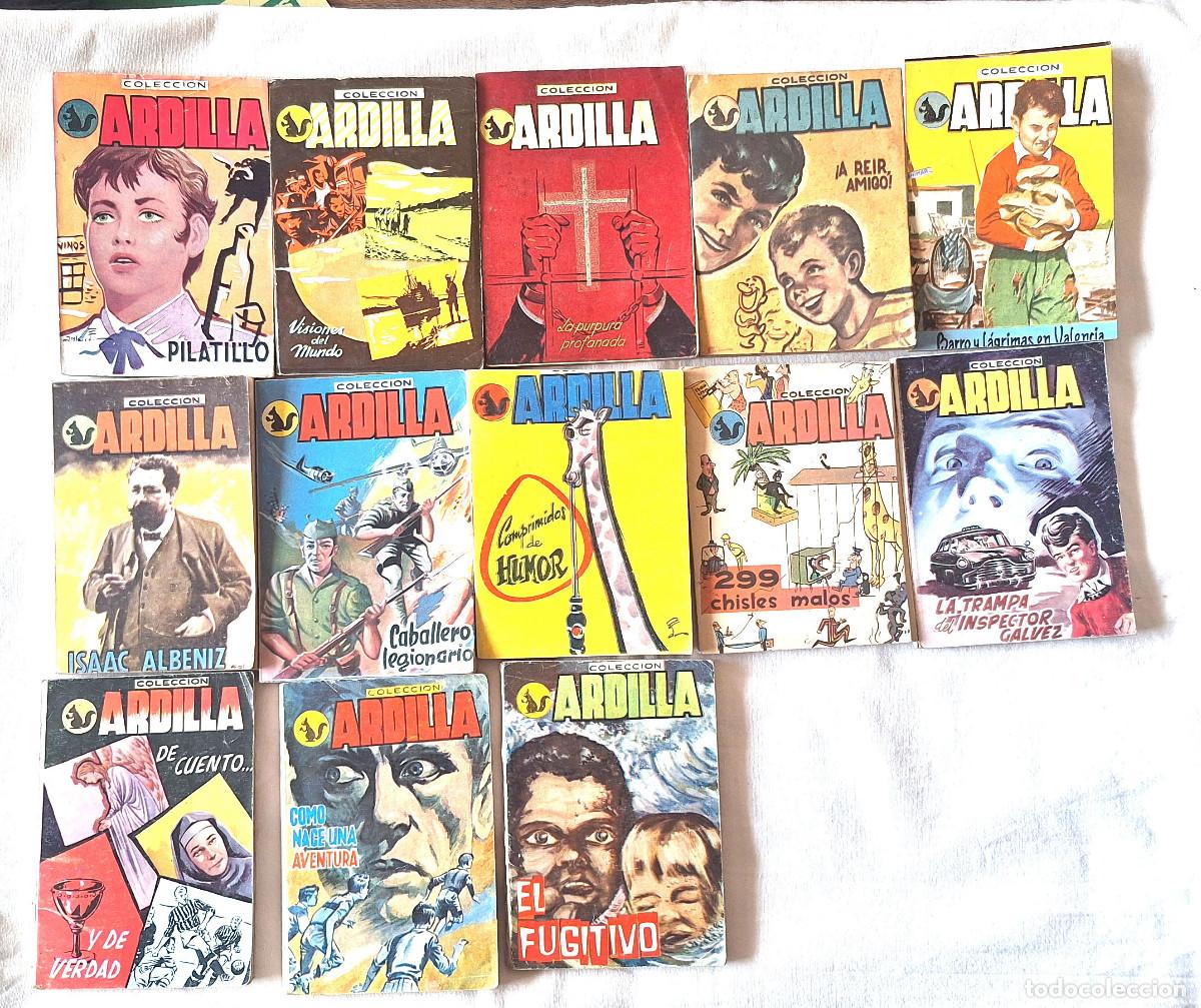 Libros de segunda mano: Colecci&oacute;n Ardilla lote 13 Libritos Editorial Edosa a&ntilde;os 60