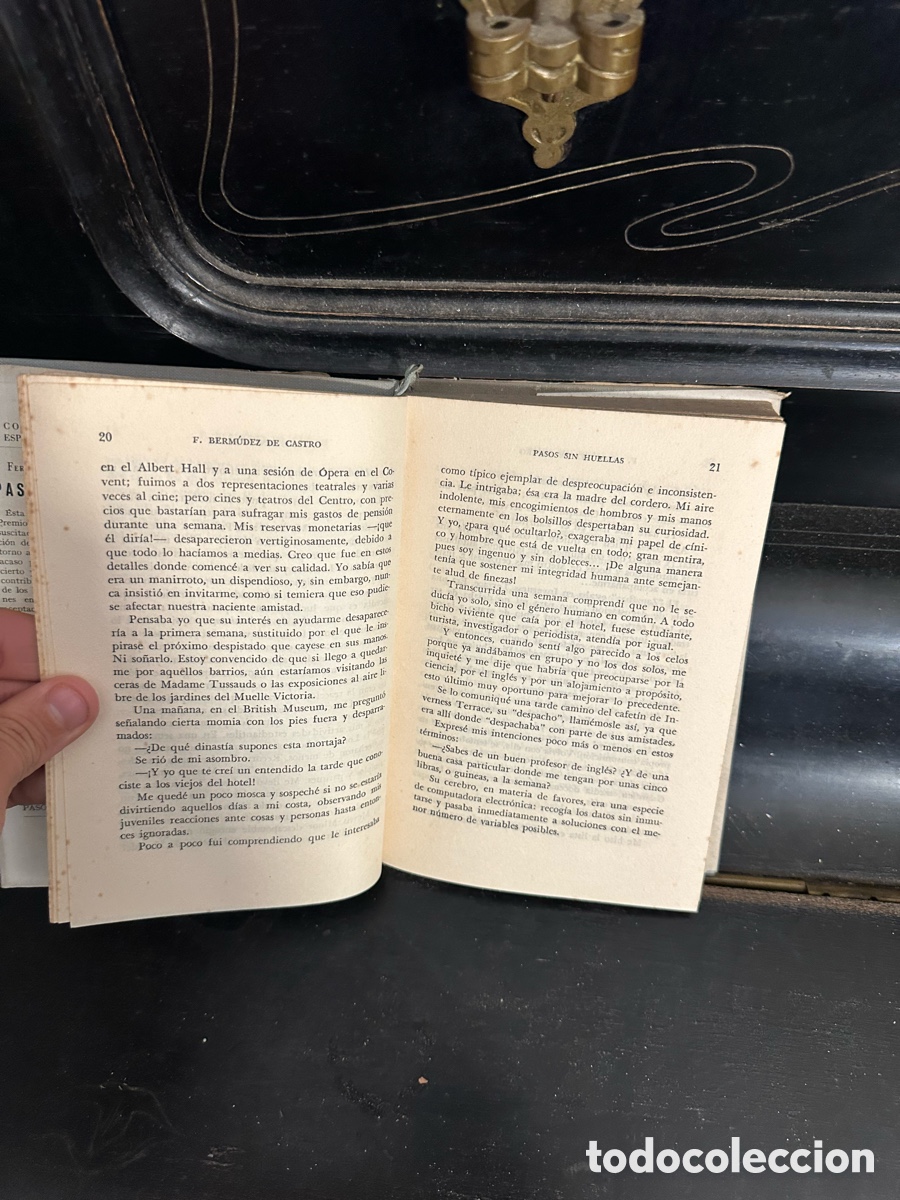 Libros de segunda mano: libro antiguo de la novela &rdquo;Pasos sin huellas&rdquo; - Foto 5