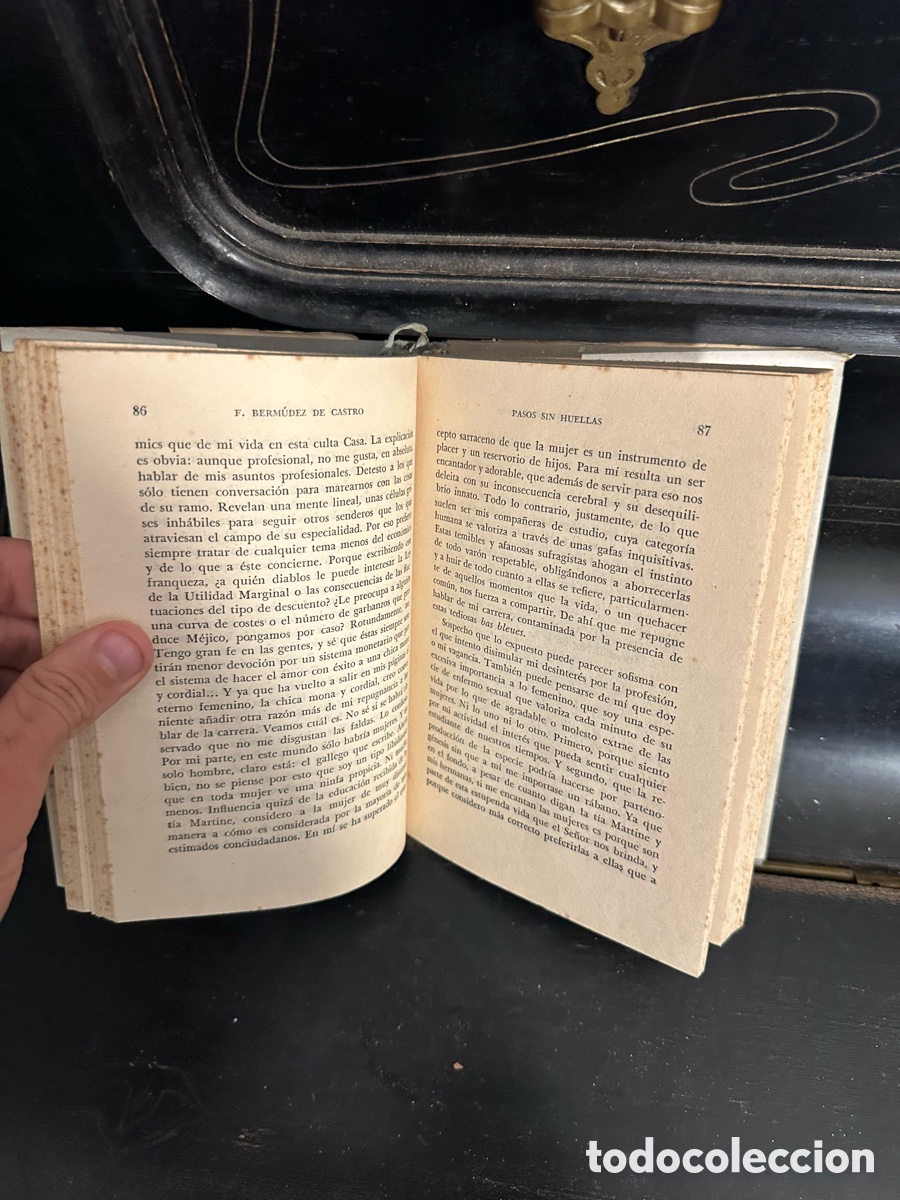 Libros de segunda mano: libro antiguo de la novela &rdquo;Pasos sin huellas&rdquo; - Foto 6