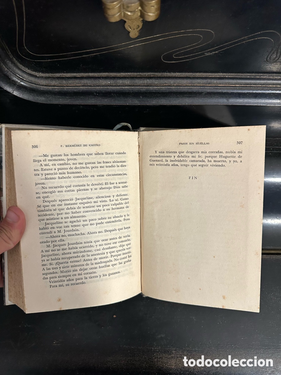 Libros de segunda mano: libro antiguo de la novela &rdquo;Pasos sin huellas&rdquo; - Foto 7