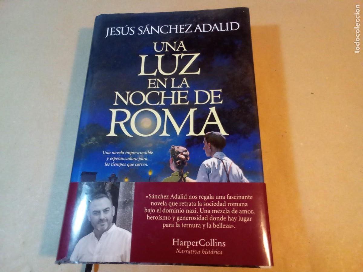 Libros de segunda mano: UNA LUZ EN LA NOCHE DE ROMA DE JES&Uacute;S S&Aacute;NCHEZ ADALID