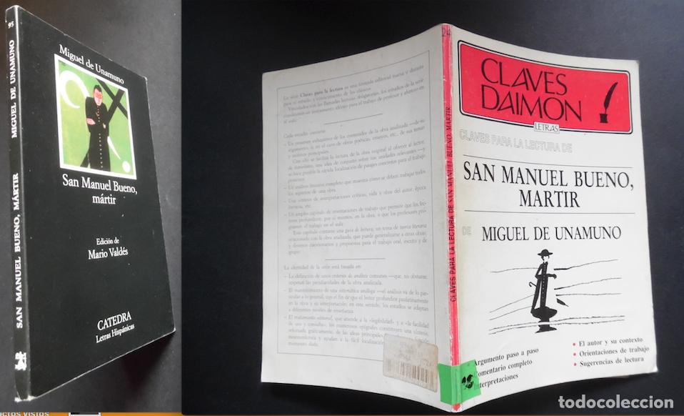 Libros de segunda mano: San Manuel Bueno, martir, la novela de Miguel de Unamuno + Claves de lectura did&aacute;ctica
