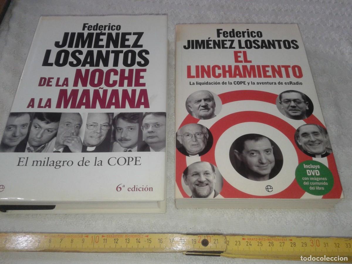 Libros de segunda mano: FEDERICO JIMENEZ LOS SANTOS, 2 LIBROS, 1CD, EL LINCHAMIENTO, DE LA NOCHE A LA MA&Ntilde;ANA, B31