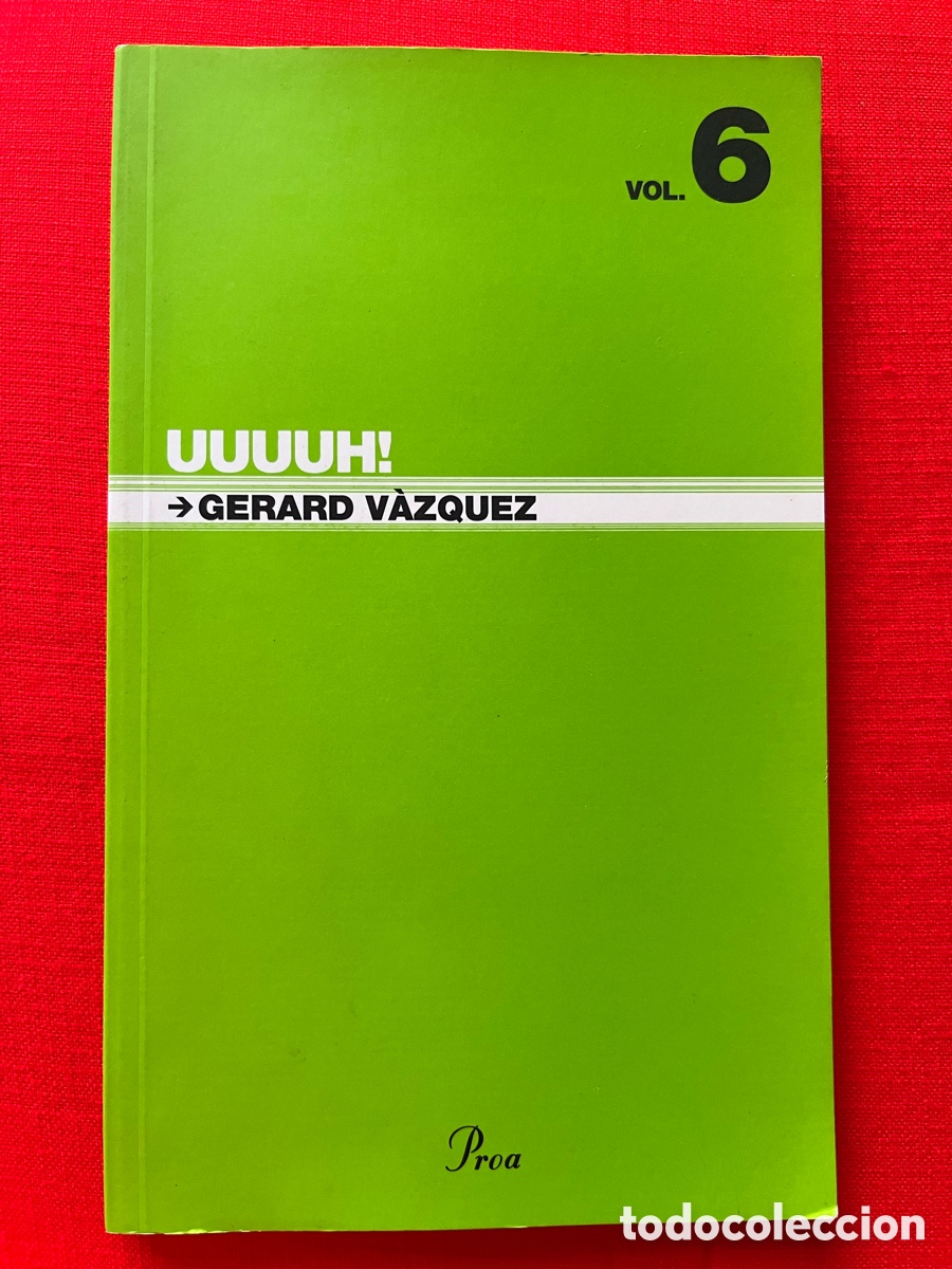 Libros de segunda mano: Llibre Uuuuh! - Gerard V&agrave;zquez