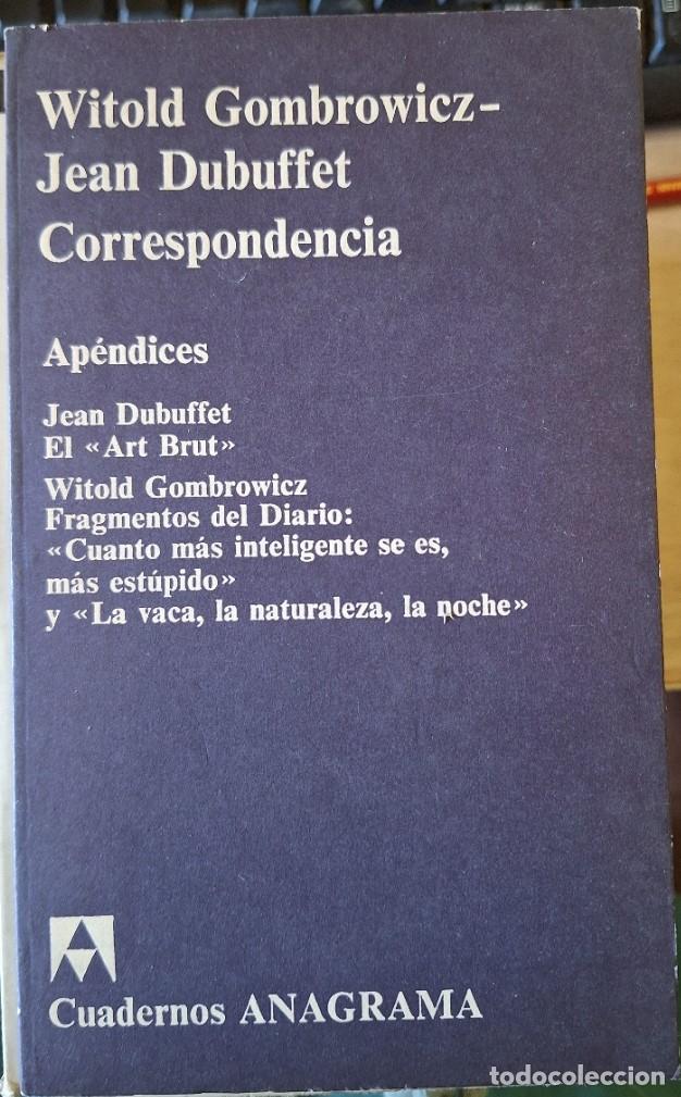 Libros de segunda mano: CORRESPONDENCIA. - GOMBROWICZ/DUBUFFET, Witold/Jean.