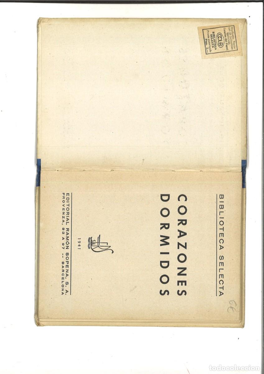 Libros de segunda mano: CORAZONES DORMIDOS. Biblioteca Selecta - Foto 2