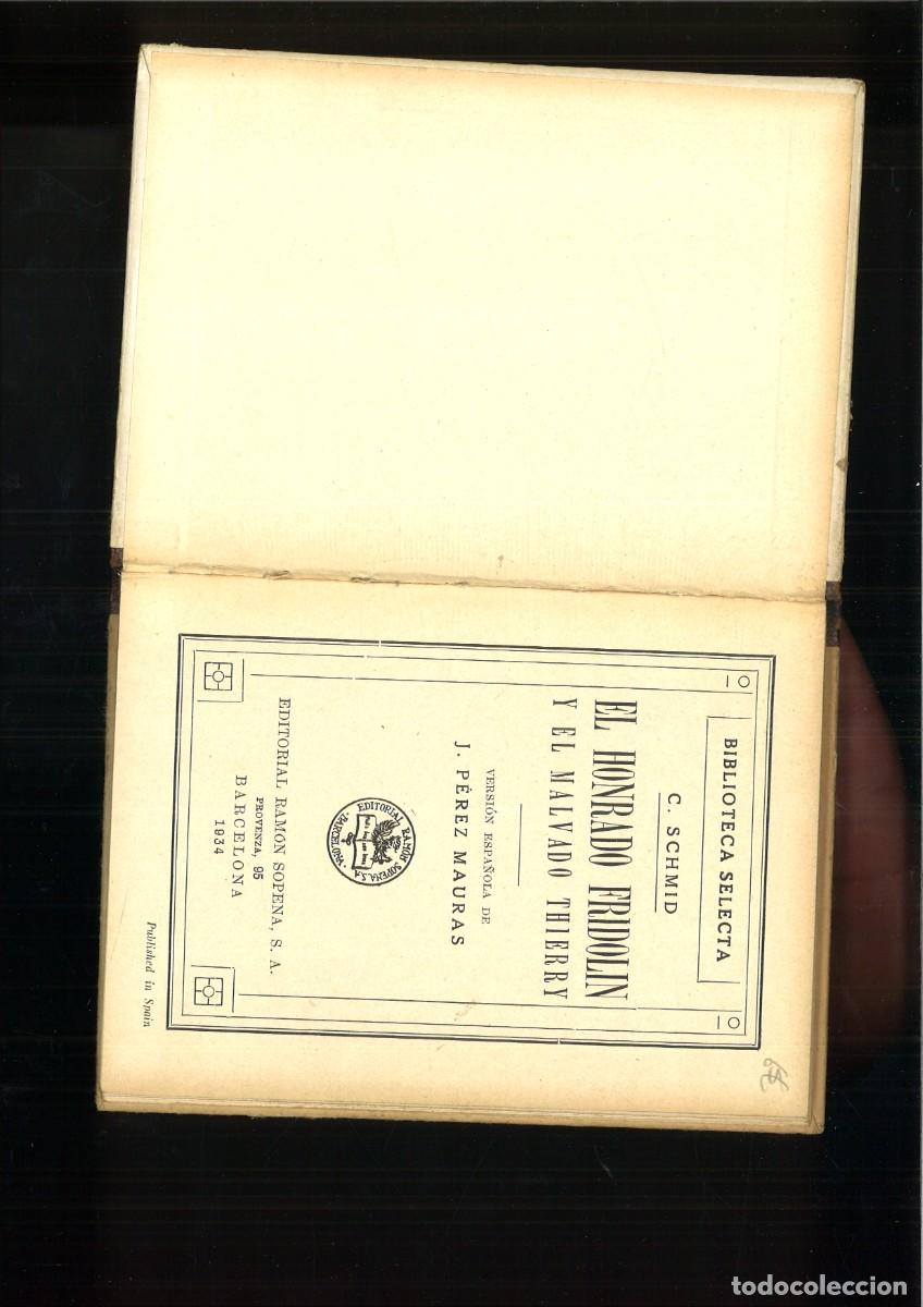 Libros de segunda mano: EL HONRADO FRIDOLIN. Cristobal Schmid - Foto 2