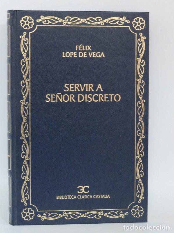 Libros de segunda mano: Servir a Se&ntilde;or Discreto - Lope de Vega - Editorial Castalia - Biblioteca Cl&aacute;sicos, 26