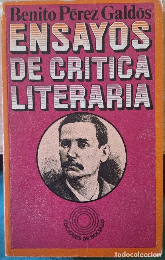 Libros de segunda mano: ENSAYOS DE CRITICA LITERARIA. - PEREZ GALDOS, Beniro.