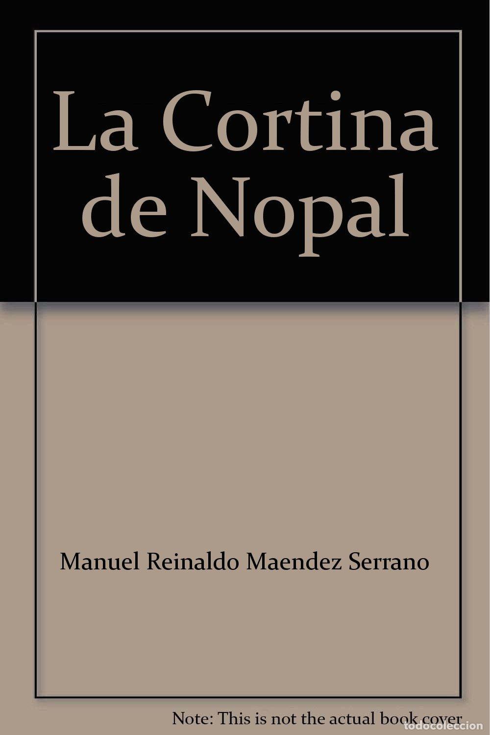 Libros de segunda mano: La cortina de Nopal - Mendez, Manuel Reinaldo