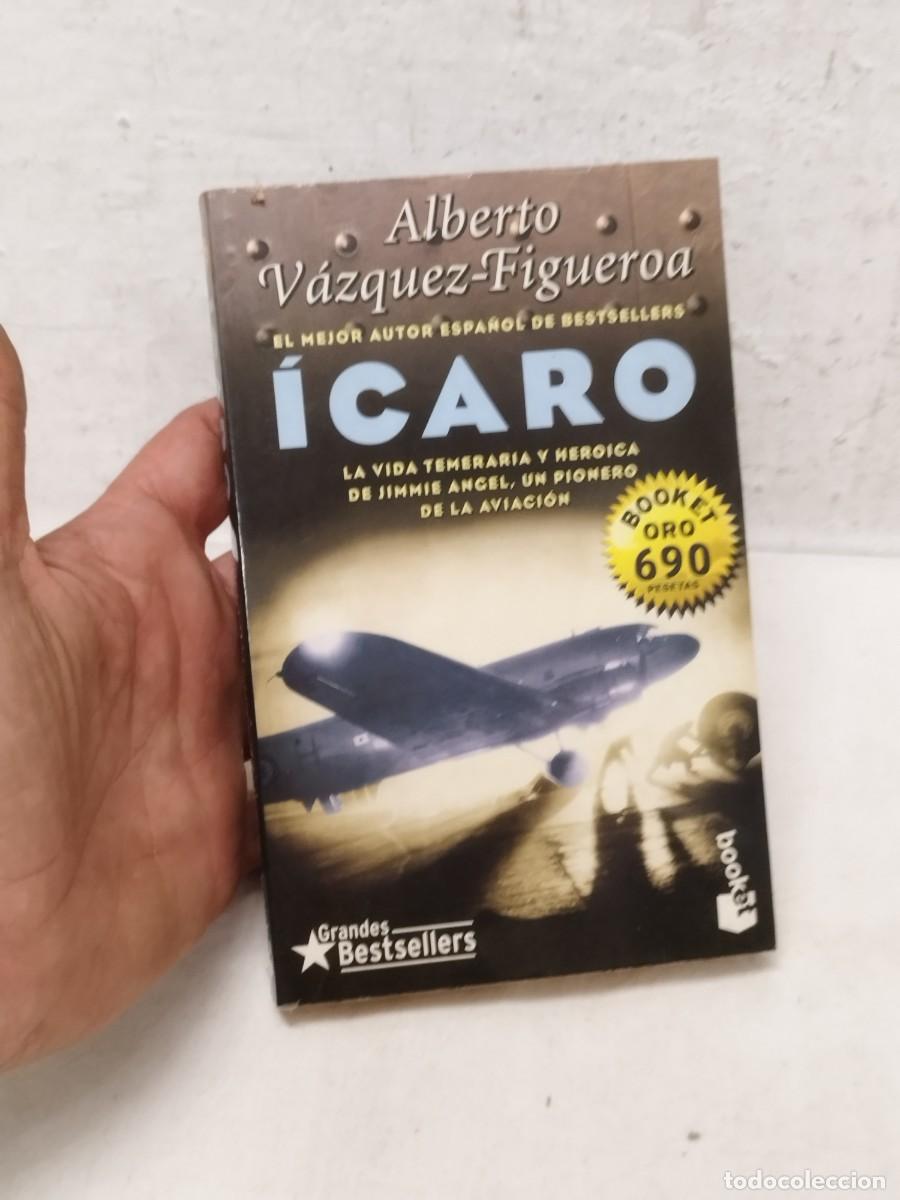 Libros de segunda mano: Libro Icaro de Alberto V&aacute;zquez Figueroa.