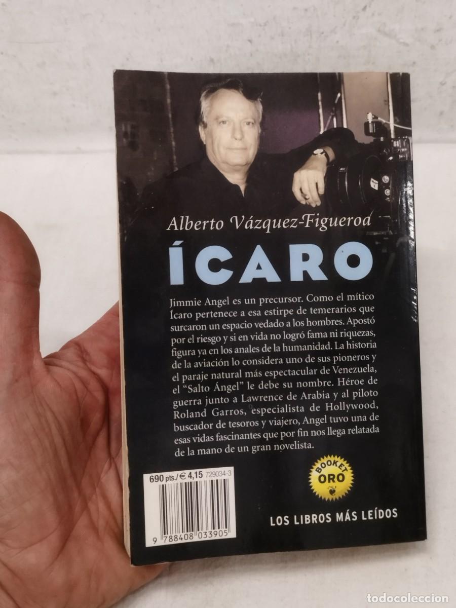 Libros de segunda mano: Libro Icaro de Alberto V&aacute;zquez Figueroa. - Foto 4