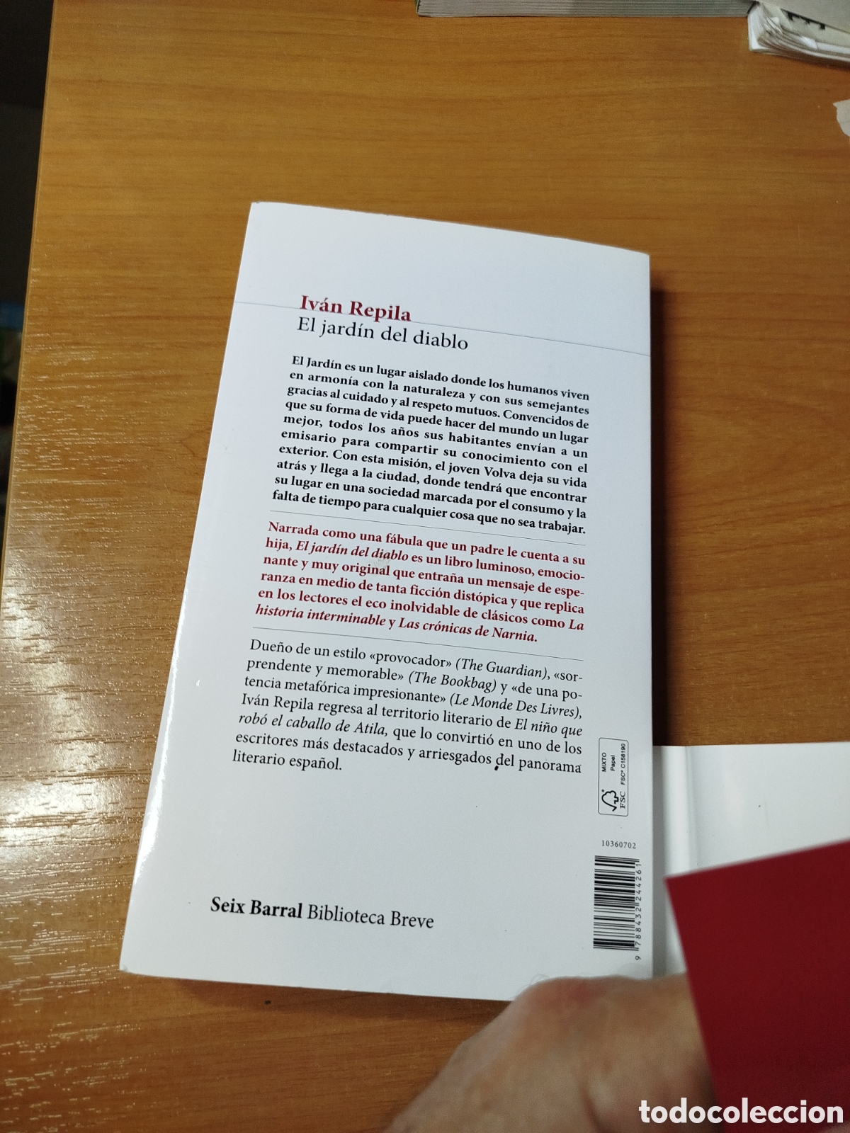 Libros de segunda mano: El jard&iacute;n del diablo. Iv&aacute;n repila. Seix Barral