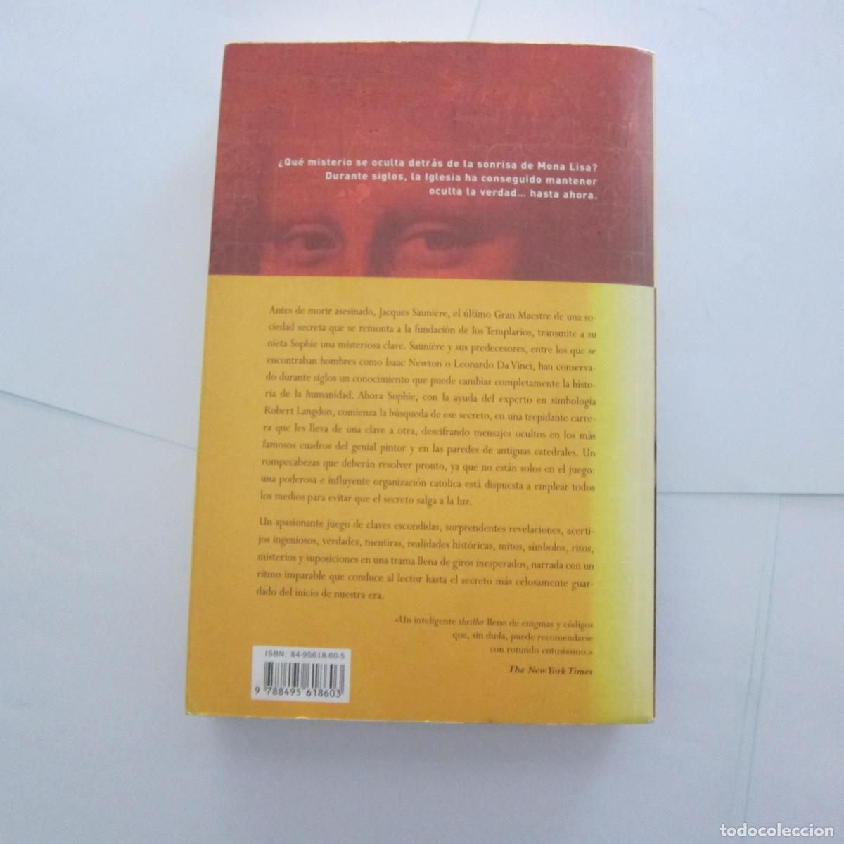 Libros de segunda mano: EL C&Oacute;DIGO DA VINCI - DAN BROWN (UMBRIEL) NOVELA - Foto 3