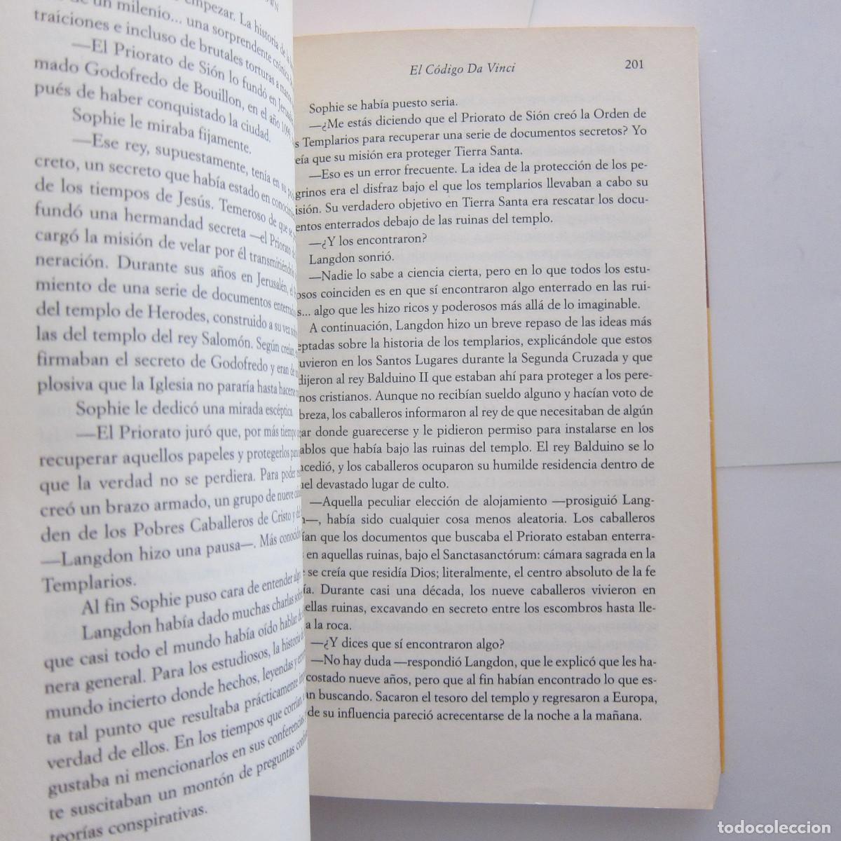 Libros de segunda mano: EL C&Oacute;DIGO DA VINCI - DAN BROWN (UMBRIEL) NOVELA - Foto 6