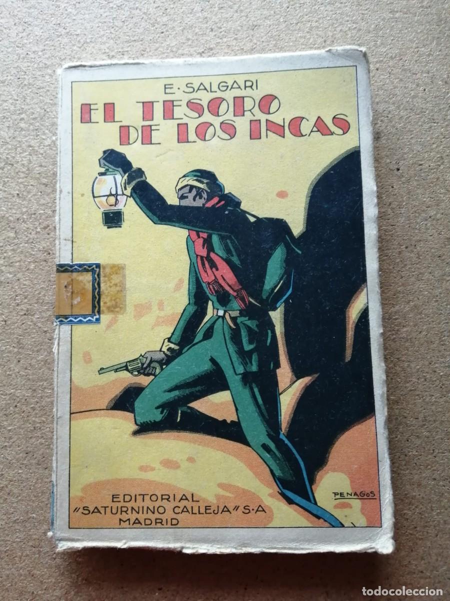 Libros de segunda mano: EL TESORO DE LOS INCAS (EMILIO SALGARI) CALLEJA