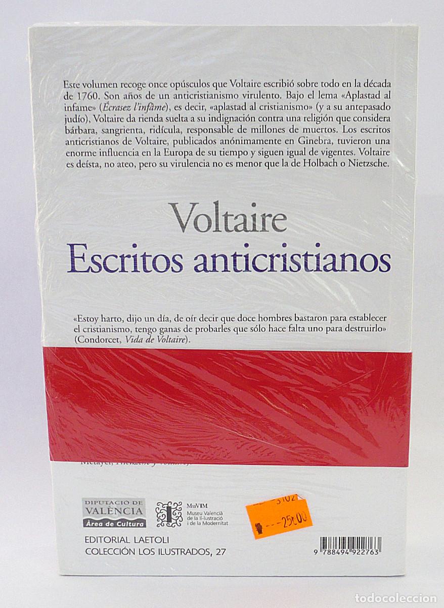 Libros de segunda mano: Voltaire, escritos anticristianos - Foto 4