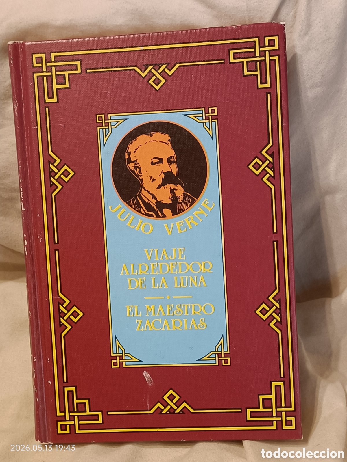 Libros de segunda mano: VIAJE ALREDEDOR DE LA LUNA- EL MAESTRO ZACARIAS- JULIO VERNE
