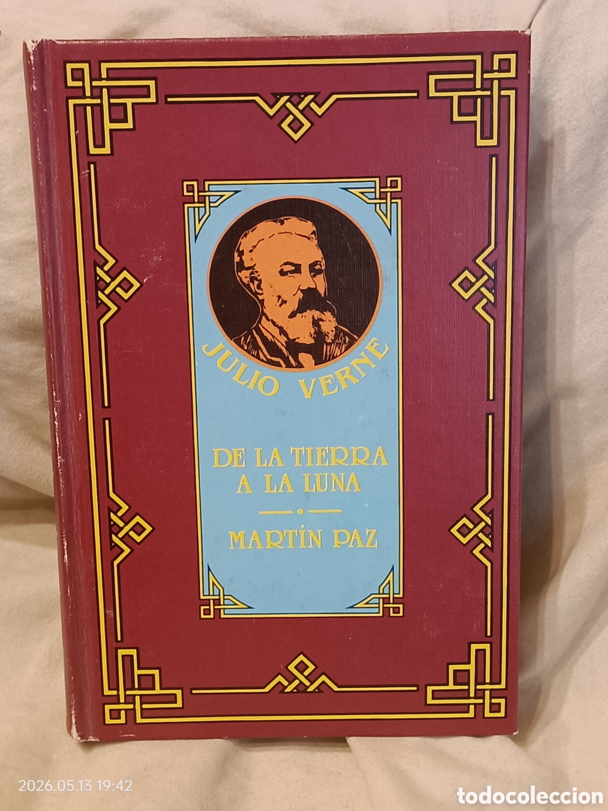 Libros de segunda mano: DE LA TIERRA DE LA LUNA-MARTIN PAZ- JULIO VERNE