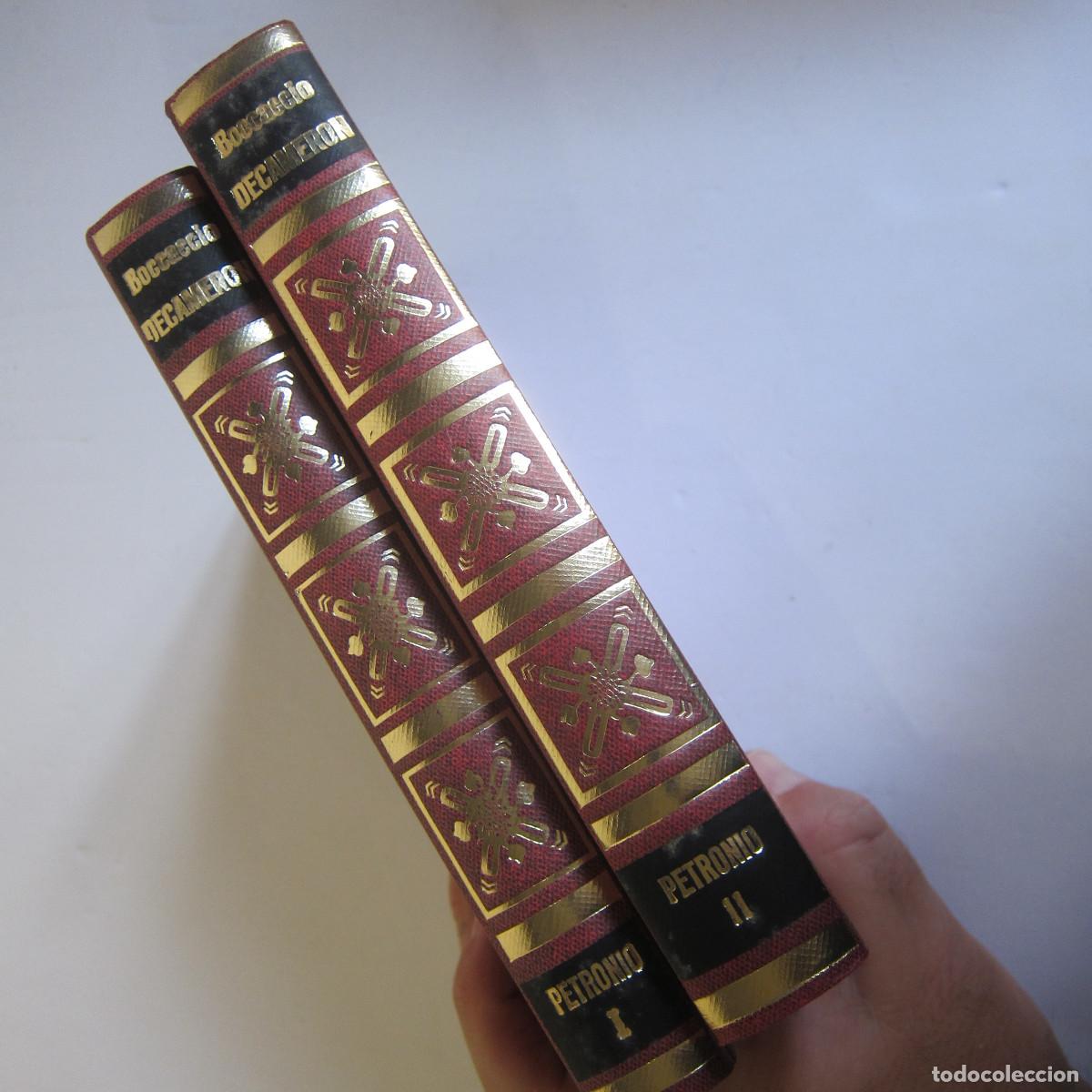 Libros de segunda mano: DECAMERON - BOCACCHIO (PETRONIO) 2 VOL. NOVELA - Foto 2