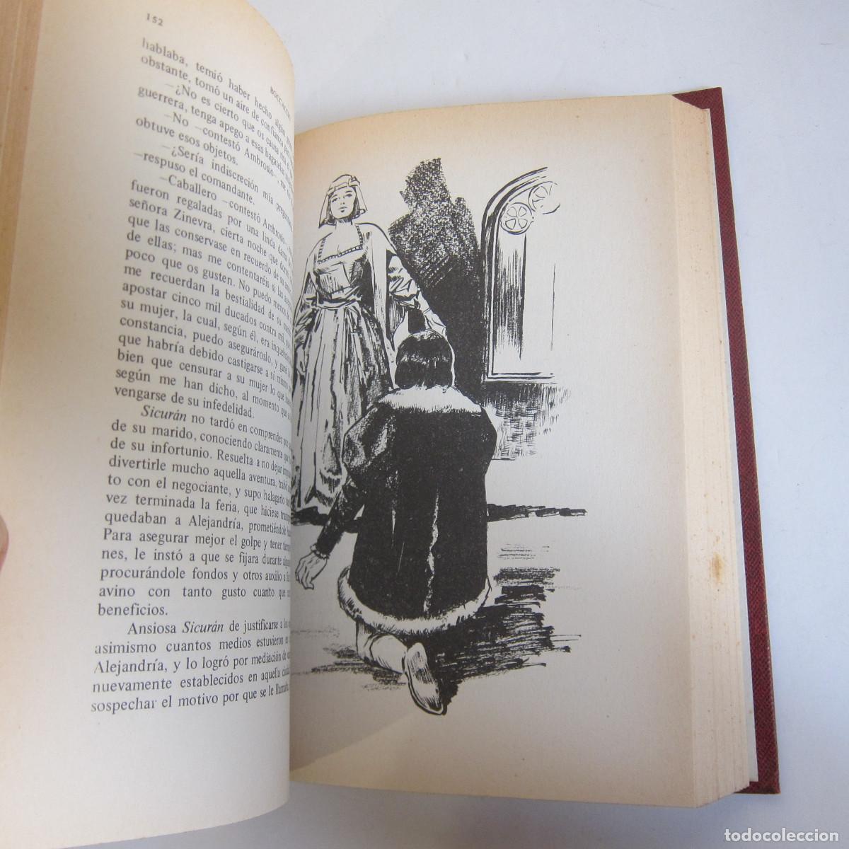 Libros de segunda mano: DECAMERON - BOCACCHIO (PETRONIO) 2 VOL. NOVELA - Foto 6