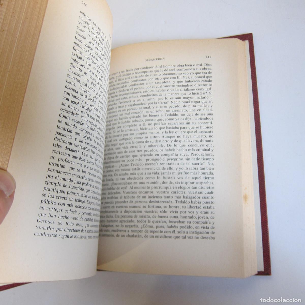Libros de segunda mano: DECAMERON - BOCACCHIO (PETRONIO) 2 VOL. NOVELA - Foto 7