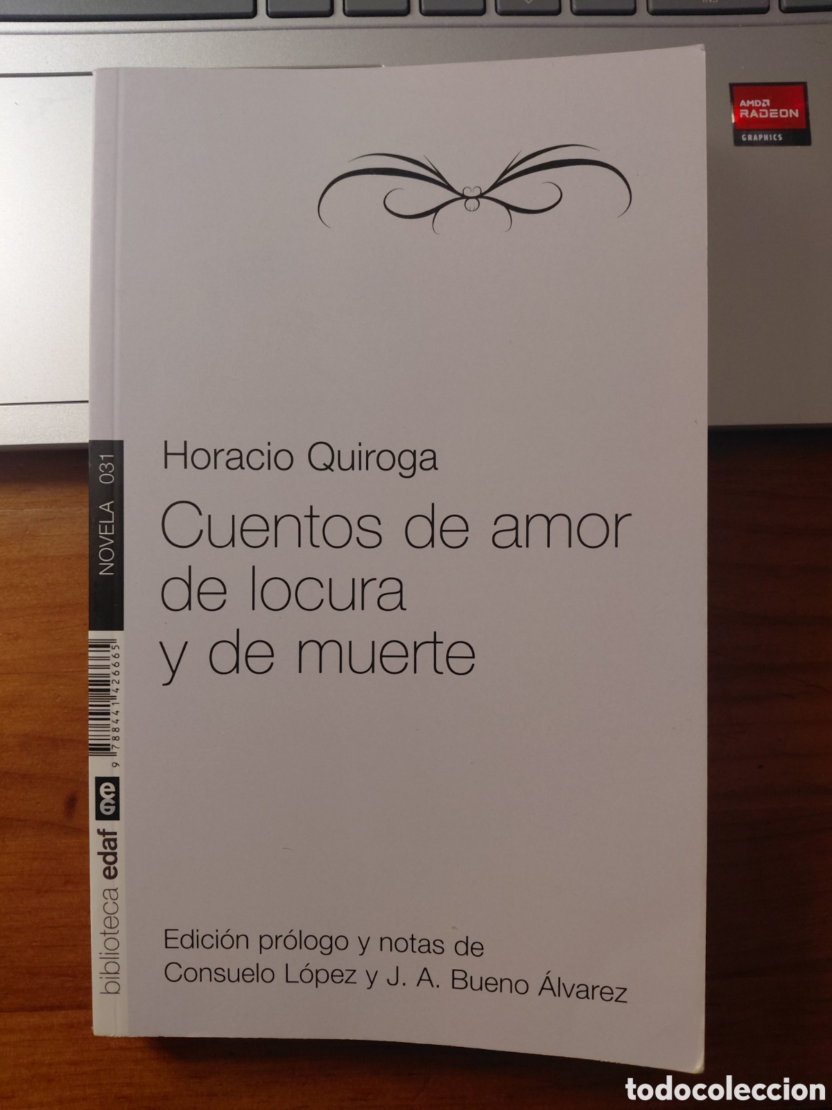 Libros de segunda mano: Cuentos de amor de locura y de muerte, horacio Quiroga, EDAF