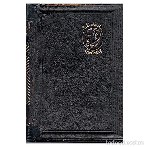 Libros de segunda mano: QUO VADIS de HENRYK SIENKIEWICZ